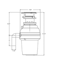 XO APPLIANCE Xo Appliance XOD1PROBF 1 HP Batch Feed