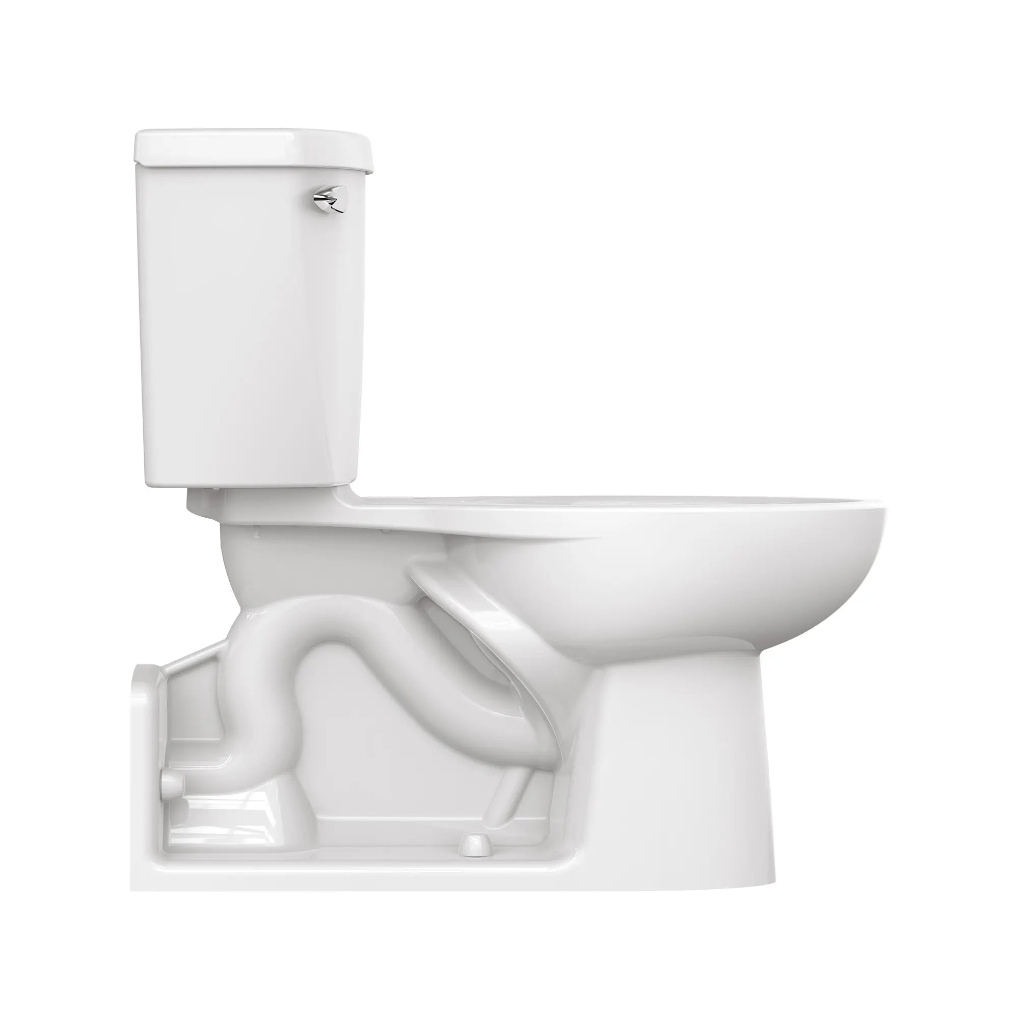 AMERICAN STANDARD American Standard 2876.016 Yorkville Two-Piece Pressure Assist 1.6 gpf Back Outlet Elongated EverClean Toilet