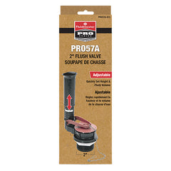 FLUIDMASTER Fluidmaster PRO57A-013-P10 Adjustable Flush Valve with Flapper