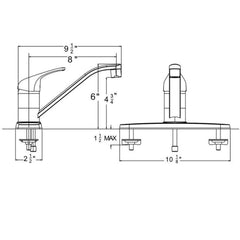 HUNTINGTON BRASS Huntington Brass K1480001 Kitchen Faucet