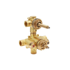 HUNTINGTON BRASS Huntington Brass P2023199 1/2 inches x 1/2 inches, FPT x FPT, 10 GPM, Forged Brass, 2-Port Diverter, Thermostatic, Rough-In, Center Off Control, Mixing, Shower Valve