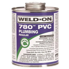 IPS CORPORATION Ips Corporation 14003 Weld-On 780 Regular Bodied PVC Pipe Cement 1/2 pt Metal Can