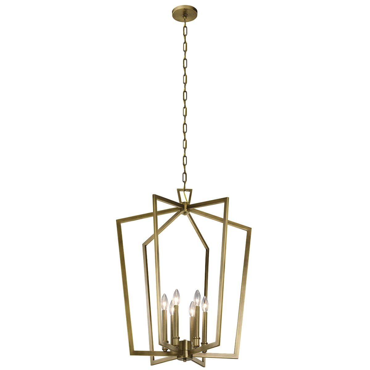 KICHLER LIGHTING Kichler Lighting 43495BK Abbotswell Chandelier 6-Light 24.75 inches DIA