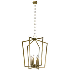 KICHLER LIGHTING Kichler Lighting 43495BK Abbotswell Chandelier 6-Light 24.75 inches DIA