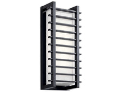 KICHLER LIGHTING Kichler Lighting 49785BKLED Rockbridge Outdoor Wall Light 30 W