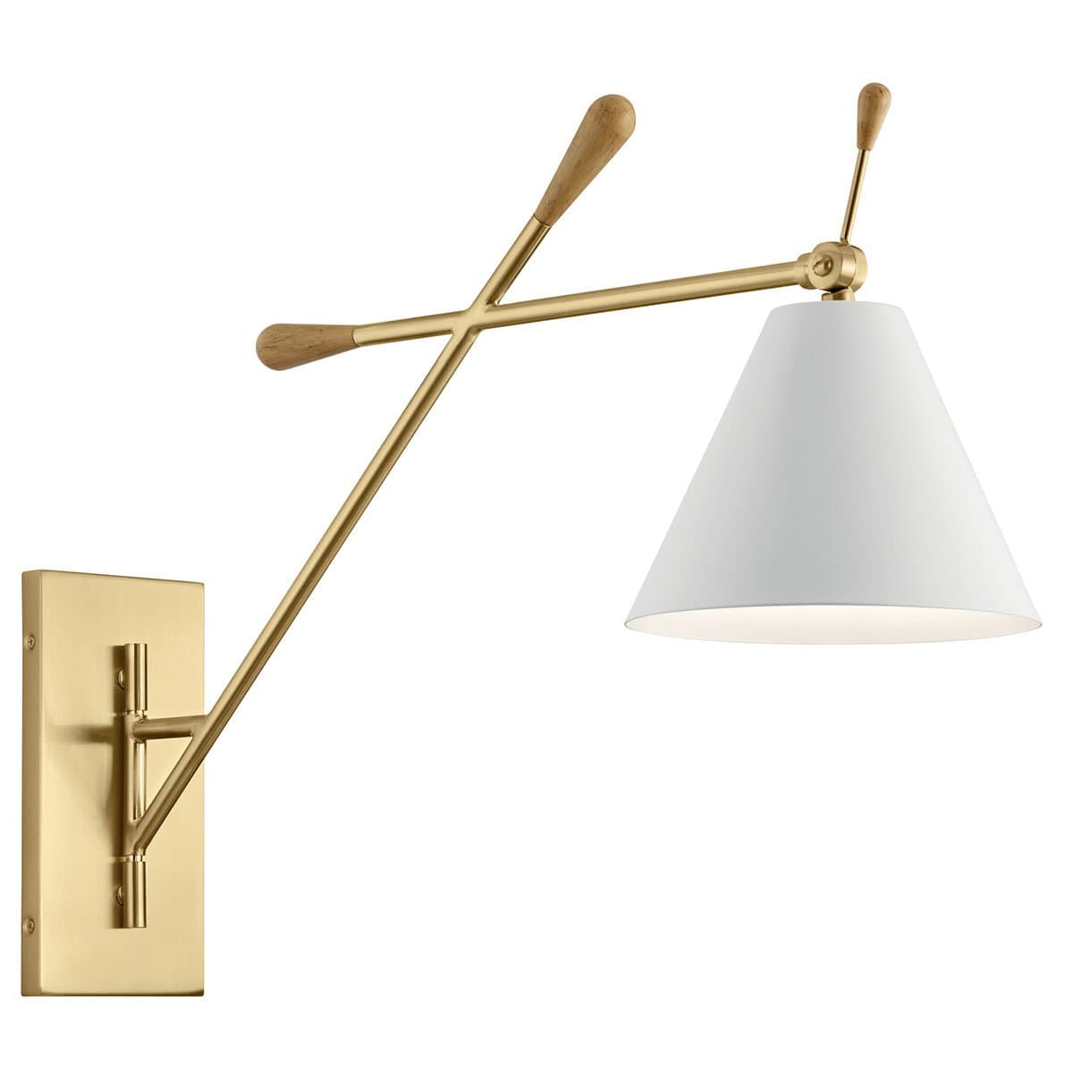 KICHLER LIGHTING Kichler Lighting 52339CG Finnick Wall Sconce 75 W