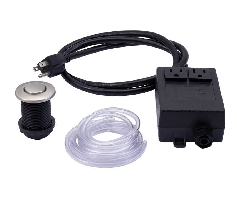 MOUNTAIN PLUMBING Mountain Plumbing MT953/CPB Round "Classic" Waste Disposer Air Switch with Freedom Mount