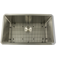 NANTUCKET SINKS Nantucket Sinks SR3018 Pro Series Rectangle Single Bowl Undermount 30 inches x 18 inches