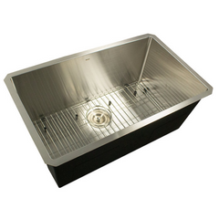 NANTUCKET SINKS Nantucket Sinks SR3018 Pro Series Rectangle Single Bowl Undermount 30 inches x 18 inches