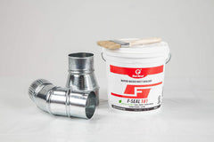 RED DEVIL Red Devil 0841DW F-Seal 181 Fiber Reinforced Water Based Duct Sealant 1 Gallon