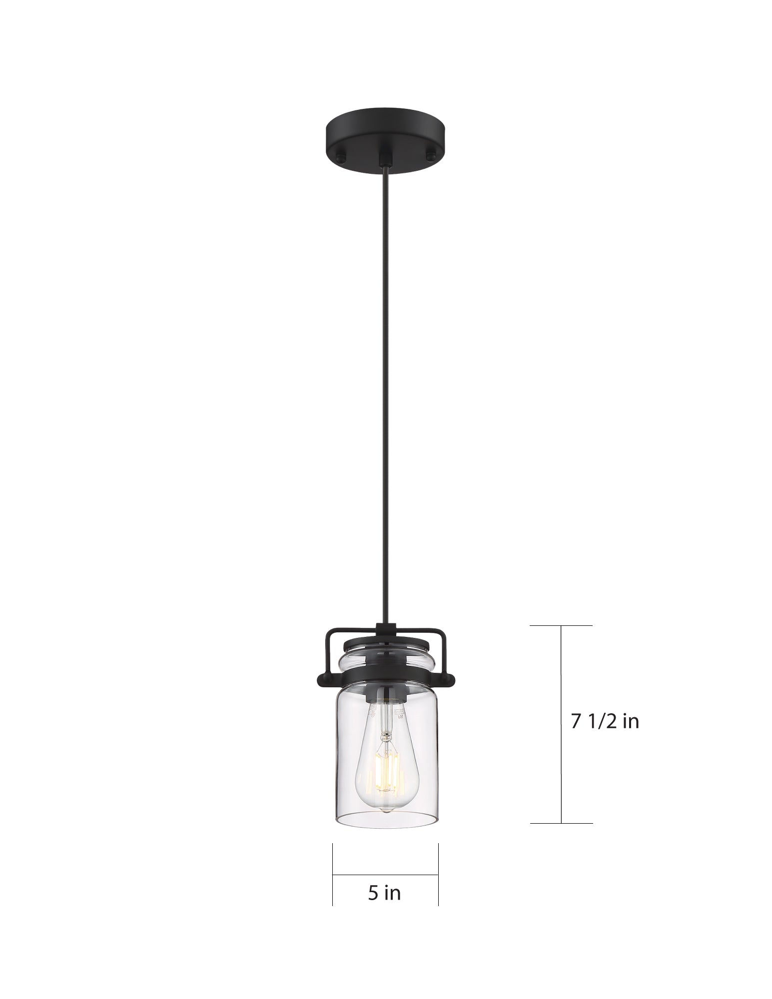 SATCO Satco 60-6732 Antebellum 1 Lt Mini Pendant 60W
