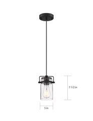 SATCO Satco 60-6732 Antebellum 1 Lt Mini Pendant 60W