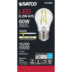 SATCO Satco S12406 LED A15 8.2 Watt (3.39 IN)