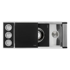 RUVATI Ruvati RVH8335 Dual-Tier Nova Workstation 45-inch Kitchen Sink