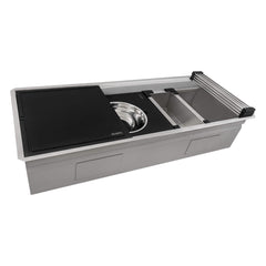 RUVATI Ruvati RVH8335 Dual-Tier Nova Workstation 45-inch Kitchen Sink