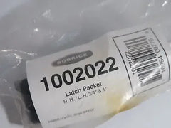 BOBRICK Bobrick 1002022 Latch Packet 3/4 & 1 Stainless Steel For