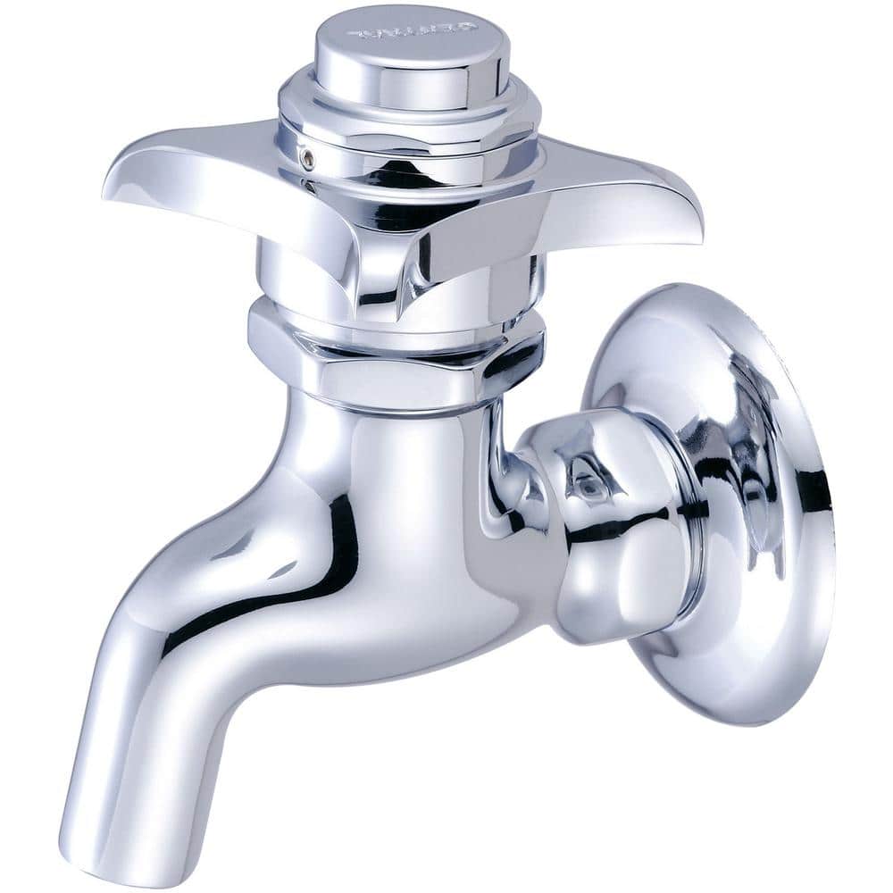 CENTRAL BRASS Central Brass 0033-1/2PV-02 Self Close Single Wall Faucet