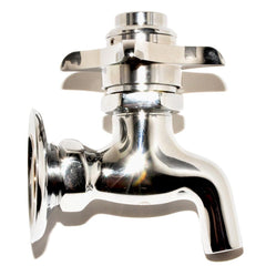 CENTRAL BRASS Central Brass 0033-1/2PV-02 Self Close Single Wall Faucet