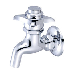 CENTRAL BRASS Central Brass 0033-1/2PV-02 Self Close Single Wall Faucet