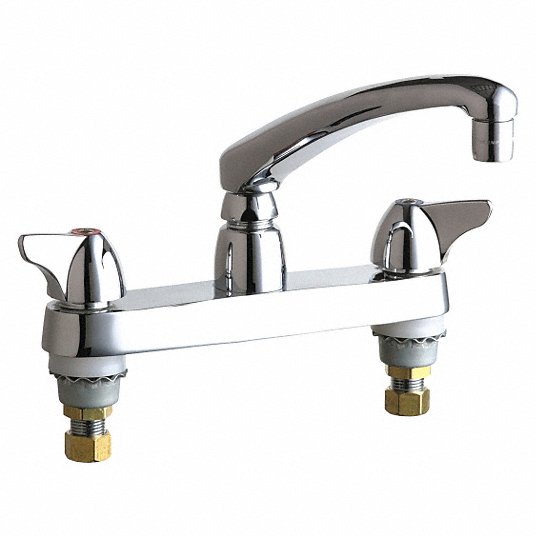CHICAGO FAUCETS Chicago Faucets 1100-E35XKABCP Series Deck-mounted Manual Faucet 1.5 GPM