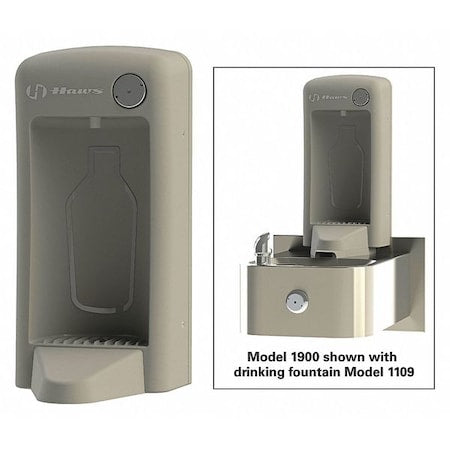 HAWS Haws 1900 Bottle Filler Accessory, Wall Mounted