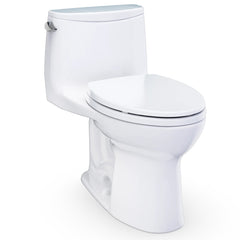 TOTO Toto MS608114CEFG#12 UltraMax One-Piece Elongated 1.28 GPF Universal Height Toilet with Seat