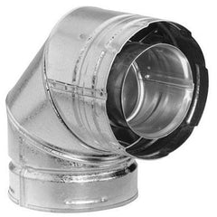 M&G DURAVENT M&G Duravent 46DVA-E90 90 Degree Duct Elbow (4 x 6-5/8 in.)