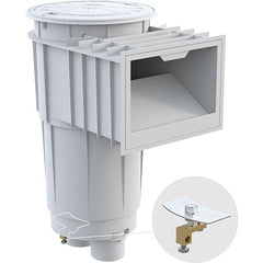 HAYWARD Hayward SP1072S2SQ Skimaster White With Square Cover Ig 2In Skt X 2 1/2In Spg With Pvc Ports