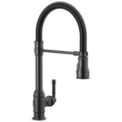 DELTA FAUCET Delta Faucet 9690-BL-DST Broderick Pro Spring Spout PD Kitchen with ShieldSpray 1L
