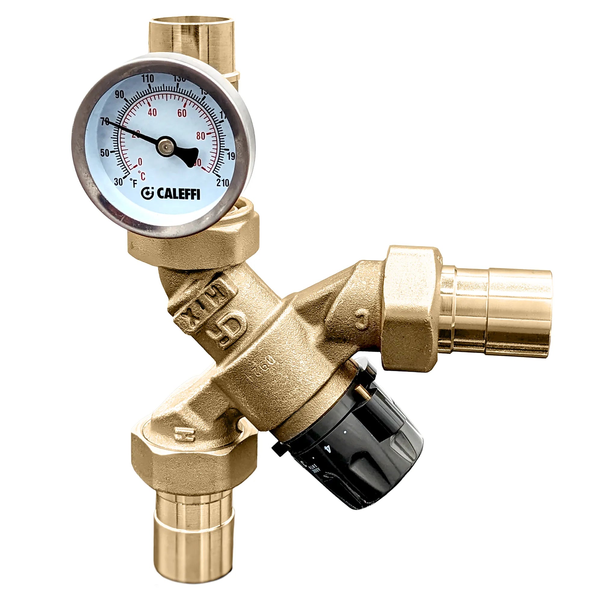 CALEFFI Caleffi 520510AC AngleMix DL thermostatic mixing valve 3/4 inches MNPT
