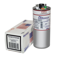 AMERICAN RADIONIC American Radionic USA2221 Oval Run Capacitor 70+5 µF, 370/440V