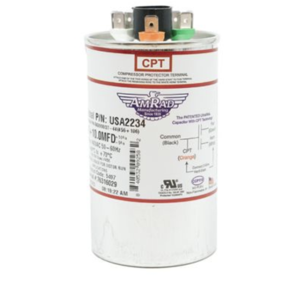 AMERICAN RADIONIC American Radionic USA2234 Run Capacitor 45+10 MFD
