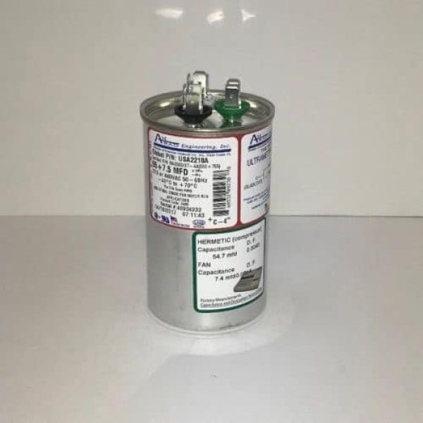 AMERICAN RADIONIC American Radionic USA2218A Oval Run Capacitor 55/7.5 MFD