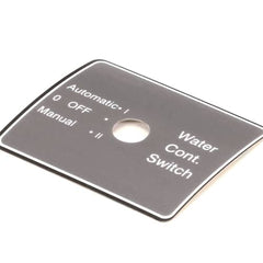 HENNY PENNY Henny Penny 22674 Decal Water Control Switch