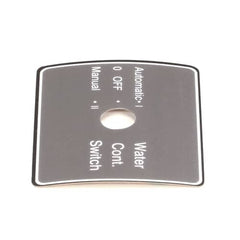 HENNY PENNY Henny Penny 22674 Decal Water Control Switch
