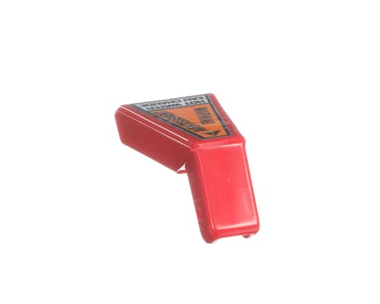 BUNN Bunn 2861.7003 Lift Faucet Handle Warning Hot Red