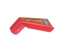 BUNN Bunn 2861.7003 Lift Faucet Handle Warning Hot Red