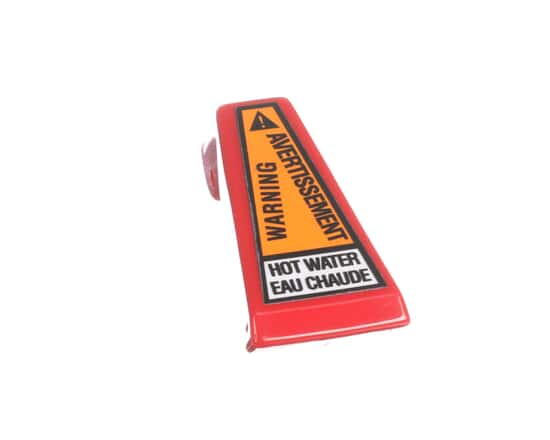 BUNN Bunn 2861.7003 Lift Faucet Handle Warning Hot Red