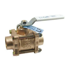 APOLLO VALVES Apollo Valves 670750771385 2-1/2 inches Sweat Bronze Ball Valve Inline