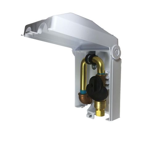BURNABY Burnaby GO101-6W-50 Pvc Gas Plug With 1/2 inches Rear Npt Inlet X 3/8 inches Quick Disconnect Outlet