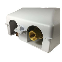 BURNABY Burnaby GO101-6W-50 Pvc Gas Plug With 1/2 inches Rear Npt Inlet X 3/8 inches Quick Disconnect Outlet