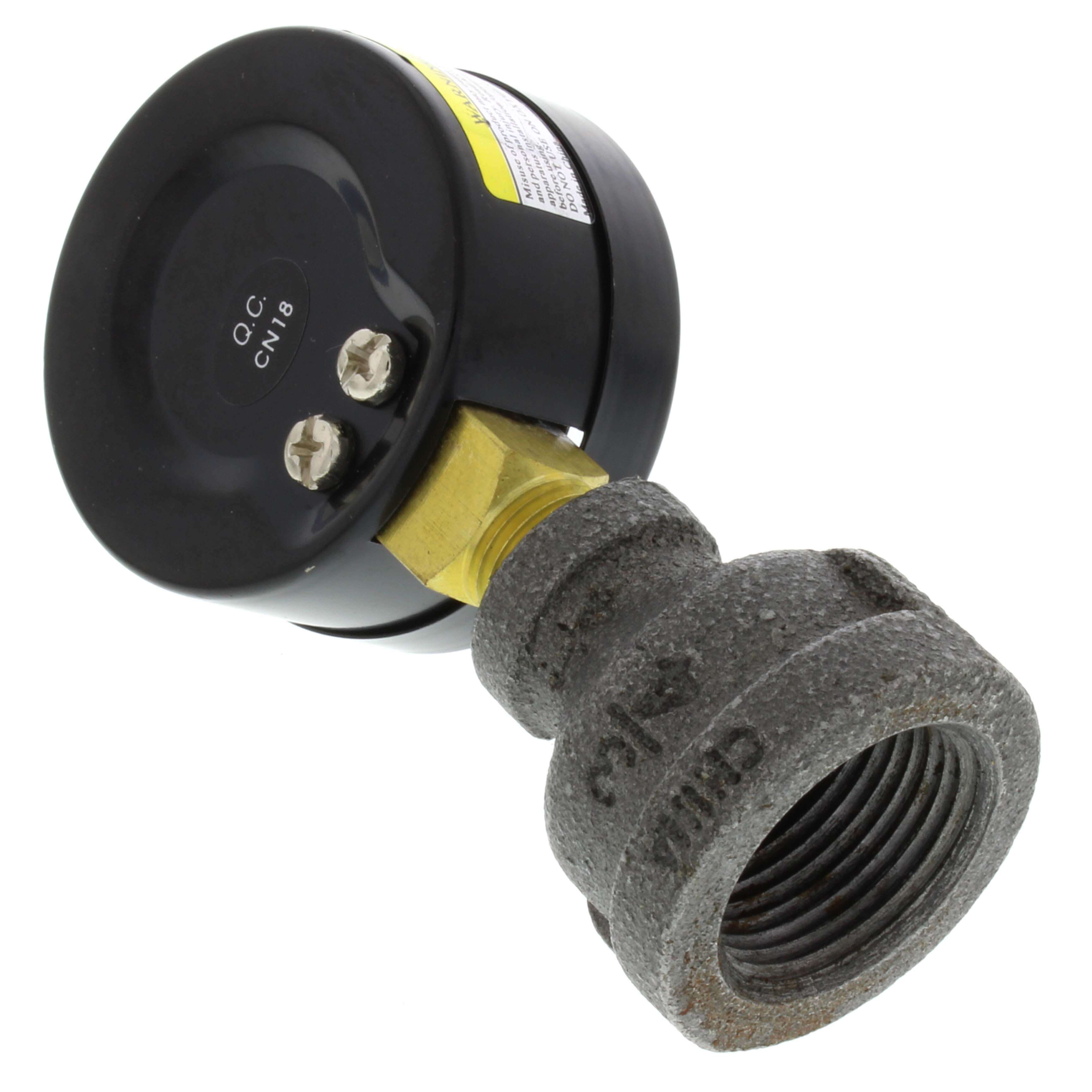 BOSHART Boshart PG-GTMC-15 Gas Test Manifold Coupling w/ Pressure Gauge & Snifter Valve 0-15 PSI