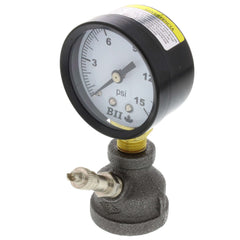 BOSHART Boshart PG-GTMC-15 Gas Test Manifold Coupling w/ Pressure Gauge & Snifter Valve 0-15 PSI