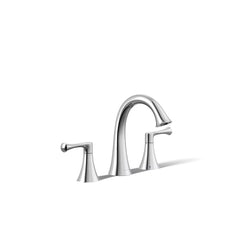 KOHLER Kohler 35953-4-CP Buckley Widespread bathroom sink faucet 1.2 gpm