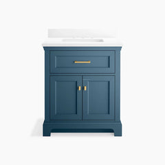 KOHLER Kohler 29260-BD1 Charlemont 30 inches bathroom vanity cabinet with sink and quartz top