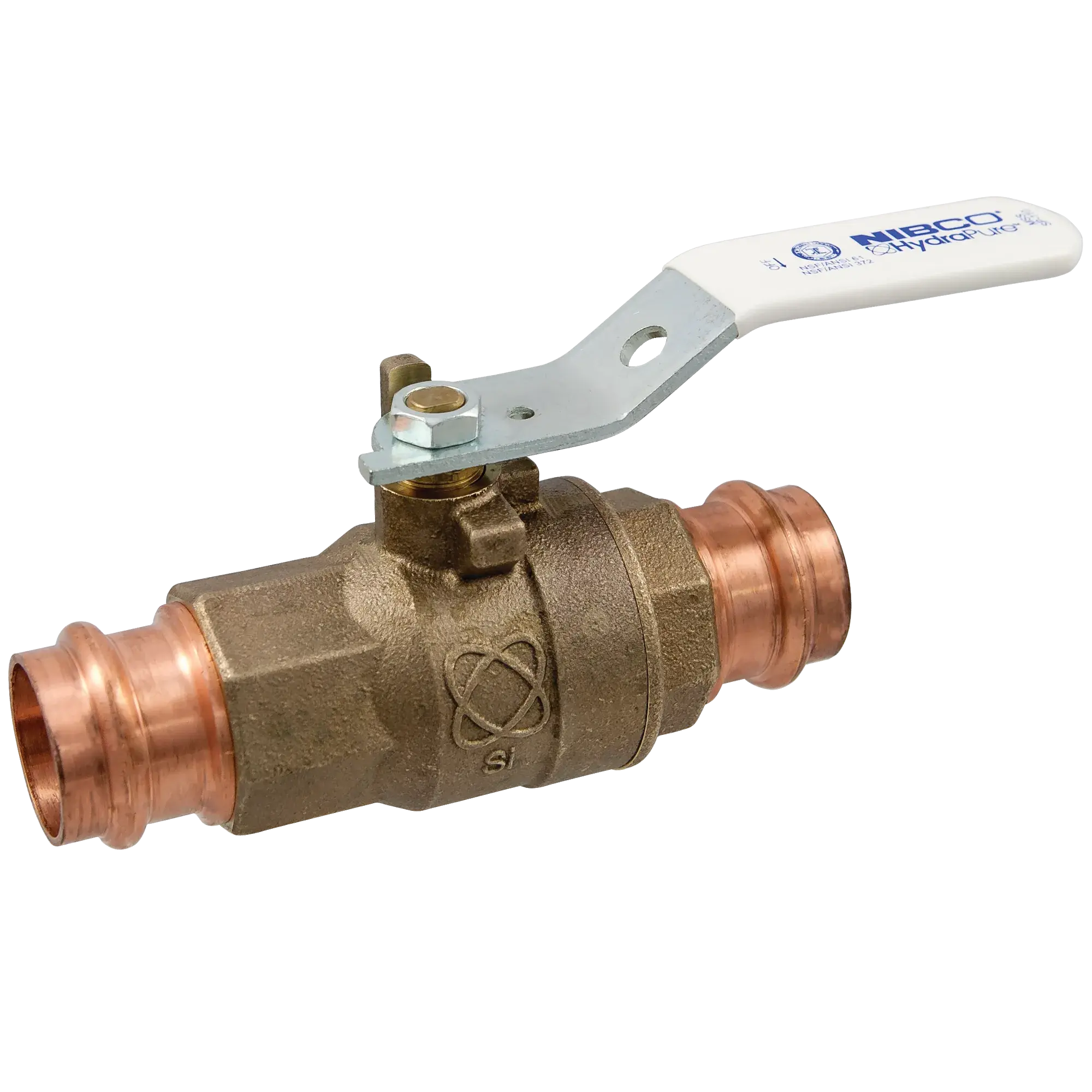 NIBCO Nibco NFB840XA Ball Valve Lead-Free, Full Port, Press Ends, 250 PSI