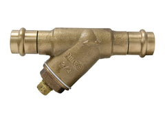NIBCO Nibco NF2QA08 Pf221 Wye 3/4 in. Bronze Press 20 Mesh Valve Strainer