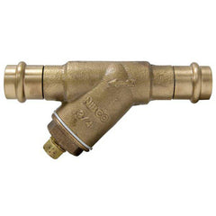 NIBCO Nibco NF2QA08 Pf221 Wye 3/4 in. Bronze Press 20 Mesh Valve Strainer