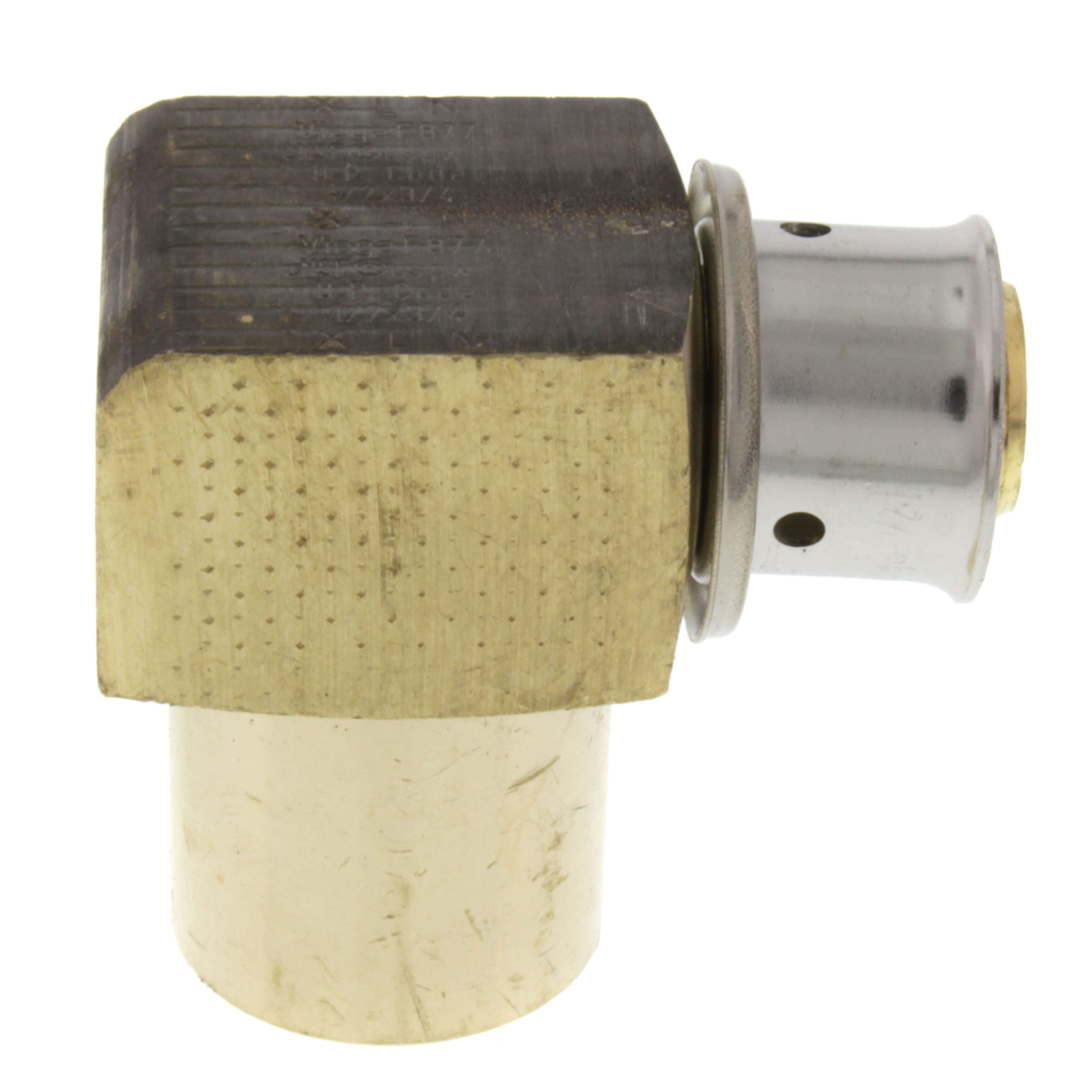 VIEGA Viega 99307 PureFlow Press 90 Elbow 1/2 inches x 3/4 inches x 1/2 inches
