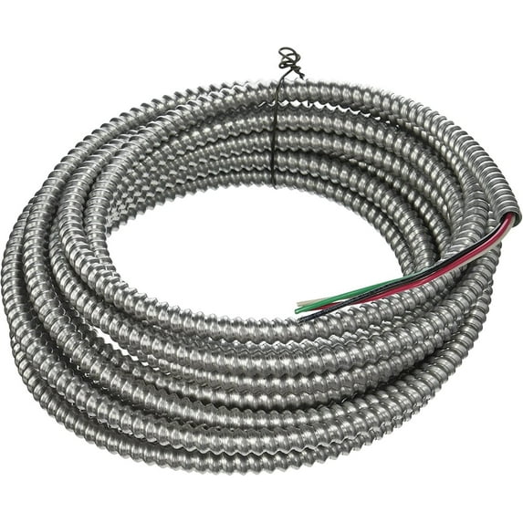 SOUTHWIRE Southwire 68582621 mc armored cable electrical wire 25 ft